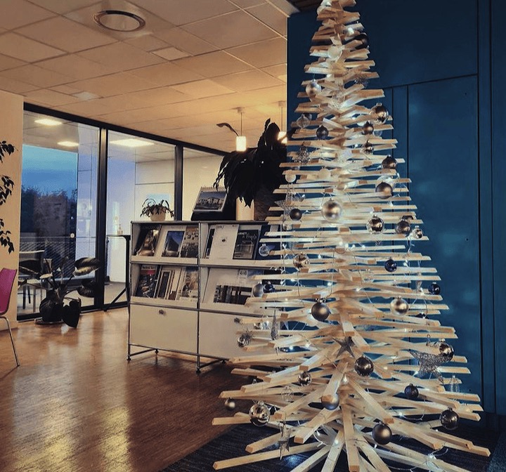 Mon sapin woody en entreprise